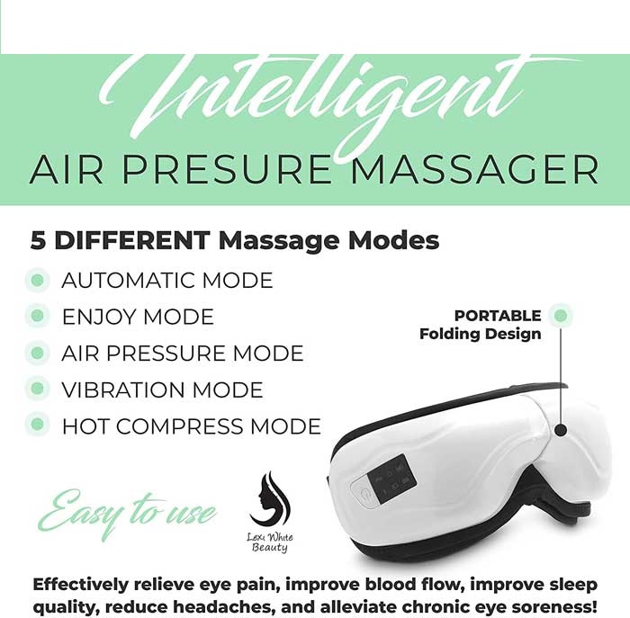 ماساژور چشم بلوتوث دار لرزشی چندکاره Eye Massager